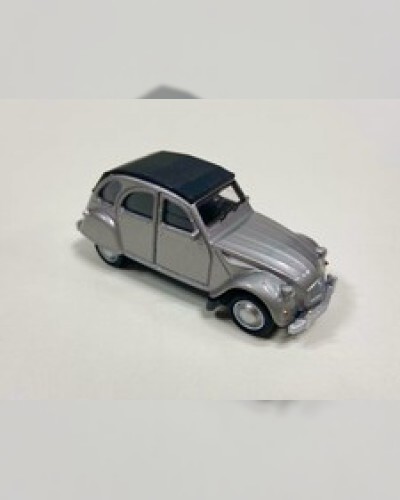 Welly 1:60 Citroën 2 CV ( Ente ) Klassiker anthrazit , , Neu, , mit Rückzugmotor