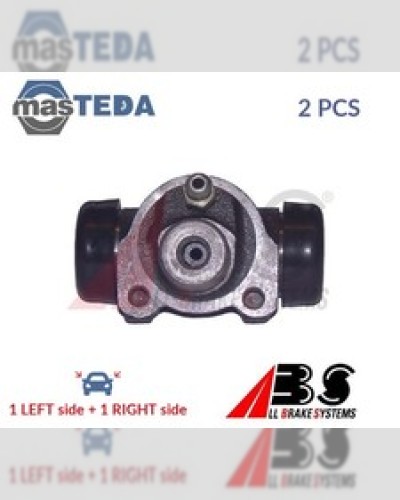 2409 DRUM WHEEL BRAKE CYLINDER PAIR REAR ABS 2PCS FOR CITROËN 2 CV,MEHARI,AMI