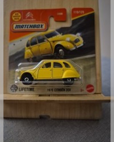 Matchbox 1970 Citroën 2CV Yellow