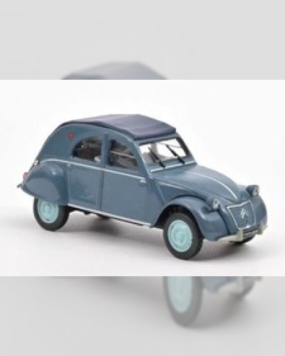 Norev - 1960 blue car - Citroen 2cv AZL - 1/43 - Norevamc0191106