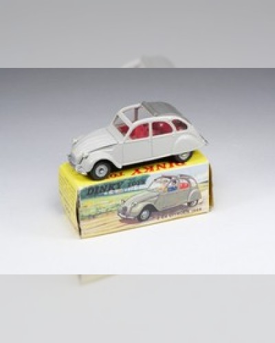DINKY TOYS FRANCE - 500 - Citroen 2cv 1966 - Gray - In box