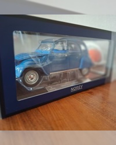 Citroen 2cv Azam Bleu Cyclades from 1966 Norev 1/18th Ref 181431 Limited ed 200 pcs
