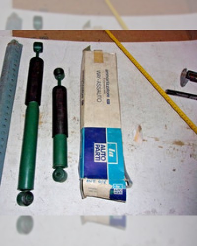 2x front shock absorbers ASSAUTO for Citroën 2 CV Dyane Ami Méhari