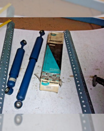 2 x front shock absorbers for Citroën 2 CV Dyane Ami Méhari Bendix