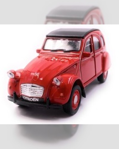 Citroën 2CV Model Car Duck Red Scale 1:34-39