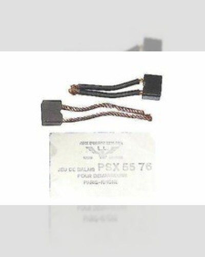 Brush set (carbon) PSX 55-76 for Citroën 2CV, Panhard Dyna DB, Renault....