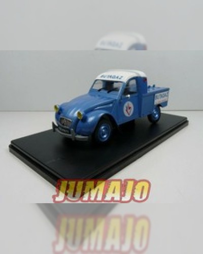 TES11 Car 1/24 Hachette Test Citroën 2CV: 2cv Pick-Up Butagaz 1964