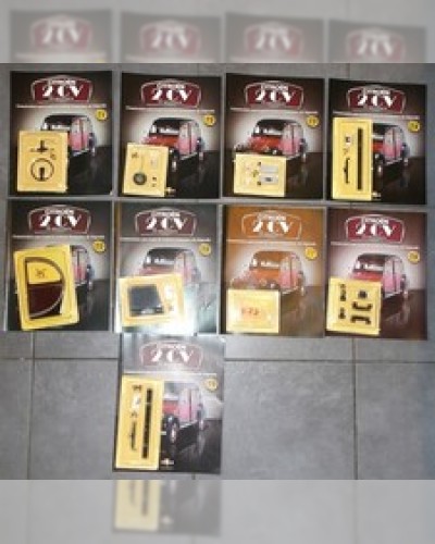 NOT FULL KIT CITROËN 2CV  CHARLESTON ALTAYA  1/8 N°71 TO 79 OF 100 UNOPENED/ NEW
