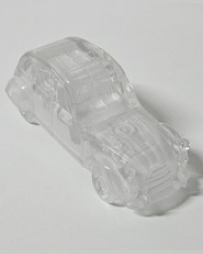 Citroën 2CV 24% Lead Crystal Glass Model by Dormen West Germany FREE POSTAGE