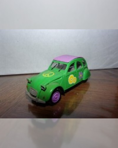 1/43 1/43eme Citroën 2CV6 2VC 6 Peace and Love Norev Missing a front light
