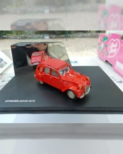 2CV6 COFFRET BOUTIQUE CITROEN 2CV 6 1970 NOREV  1/43 B VITRINE TBE