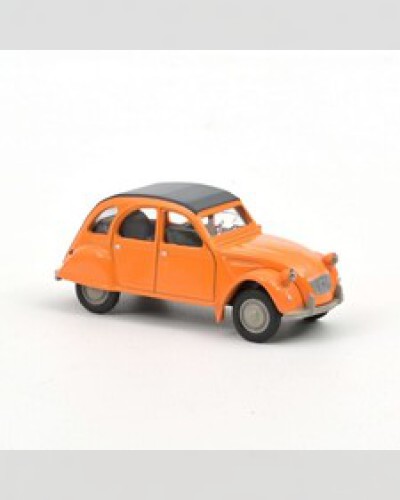 Citroën 2 CV Mandarine 1/64 Norev New in Cardboard Box