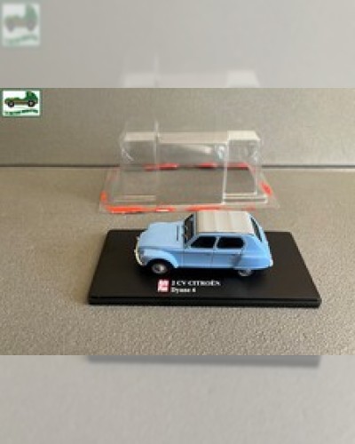 Miniature Citroen car 2cv 2 CV Dyane 4 Auto Plus Hachette 1/43