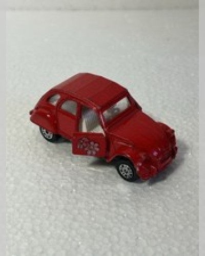 Vintage die-cast Car Corgi Citroën 2CV6 model, originally released in 1985