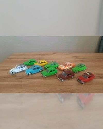 Norev 10 cars renault 5 citroen 2 hp Volkswagen beetle citroen Bx