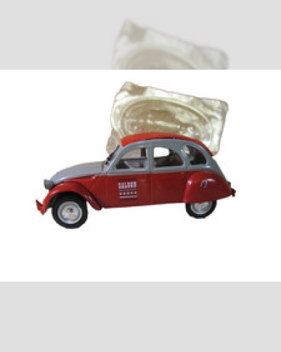 NOREV Hachette 1: 43 Citroën 2 CV 6 Saloon 1980 Red & Grey NIB Blister