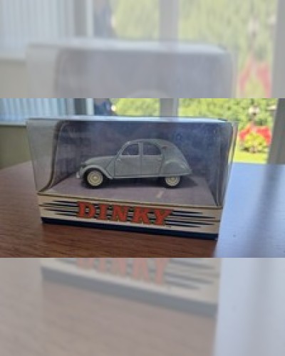 Dinky 1957 Citroën 2CV Diecast Model Car DY-32 Grey 1:43 Scale In Original Box