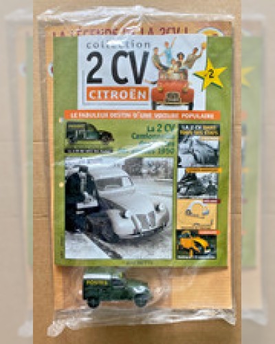 Citroën 2CV AU La Poste 1952 Norev 1:43 Sealed + Hachette Magazine VGC