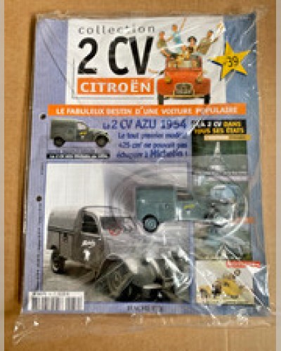 Citroën 2CV AZU Michelin 1954 Norev 1:43 Sealed + Hachette Magazine No.39 VGC