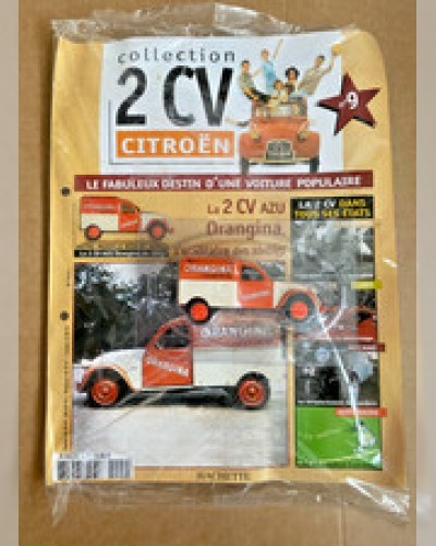 Citroën 2CV AZU “Orangina” 1955 – Norev 1:43 – Sealed + Magazine (Issue No. 9)