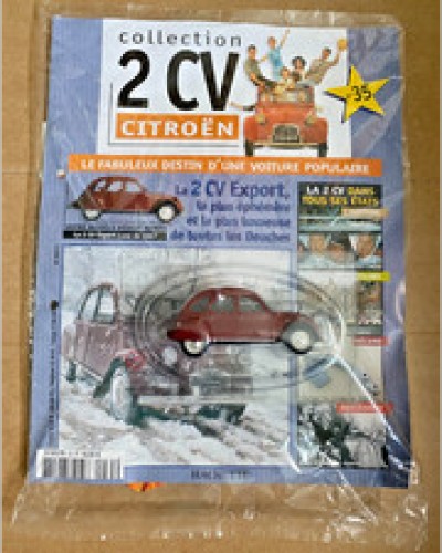 Citroën 2CV Export Luxe 1967 No.35 Hachette Norev 1:43 NEW Sealed + Magazine