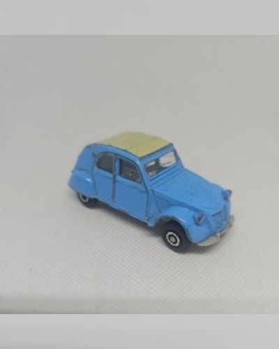 Corgi Juniors Citroën 2CV Diecast Model Car - Blue - Vintage D15