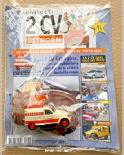 Citroën 2 CV Collection AZU Orangina 1956 No.91 Norev 1: 43 Sealed Magazine