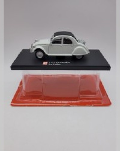 Eligor Auto Plus 1/43 Scale, Citroën 2CV La Pallas, White Diecast Model Car.