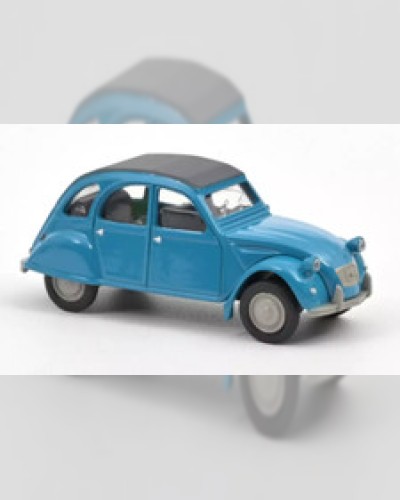 Citroën 2cv blue 3 inches (6.5cm) 1/54 Norev Diecast Toy Model Car 191027