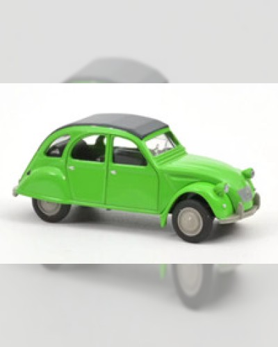 Citroën 2CV Green 3 Inches (6.5cm) 1/54 Norev Diecast Toy Model Car 191027