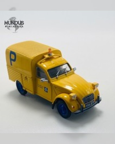 CITROEN 2CV PARIS AIRPORT VAN 1/43 ELIGOR DIECAST MODEL CAR NO BOX