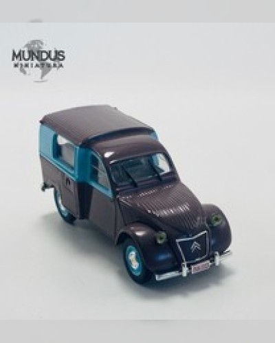 CITROEN 2CV AZUL 1955 1/43 NOREV DIECAST MODEL CAR NO BOX