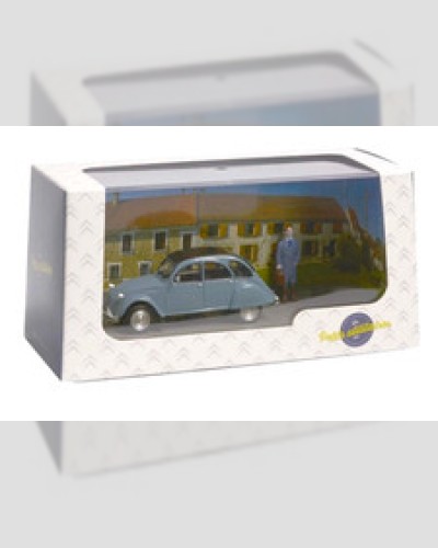 CITROËN 2CV6 DU MEDECIN - DIORAMA IXO / ATLAS - 1/43