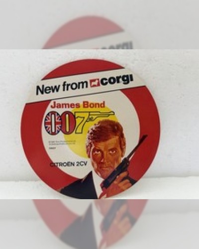 Corgi Toys 51655 James Bond 007 For Your Eyes Only Citroën 2CV. Point Of Sale