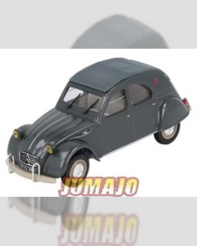 2cv129 1/43 norev Citroen car: 2cv azam gray typhon 1964