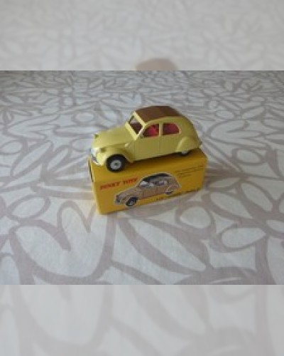 DINKY TOYS 558 Citroën 2 CV model 61 interior fittings and ATLAS windows new