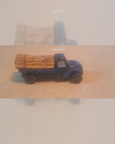 old toy plaster and flour VIBRO vehicle, flatbed van, Citroën 2cv?