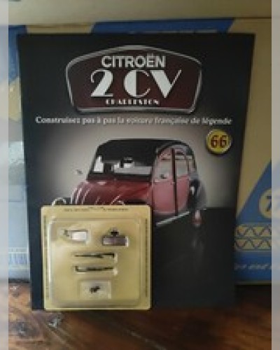 Build Citroen 2cv Charleston 1/8 Altaya collection n ° 66 bis