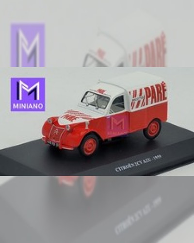 CITROEN 2 CV AZU BISCOTTES PARE 1959 N°35 UTILITAIRES CITROEN IXO ALTAYA 1/43