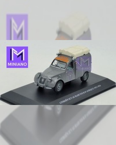 CITROEN 2 CV AZU RAID TOUR D'AFRIQUE 1953 N°51 UTILITIES CITROEN IXO 1/43
