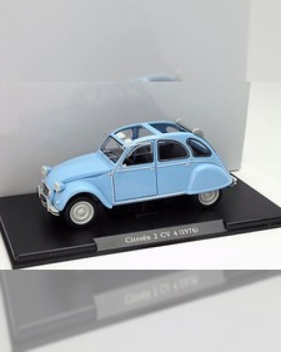 DIE CAST Citroën 2CV4 1976 1:24 LEO MODELS Vintage Car