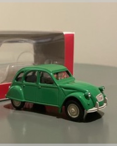 Diecast Norev Citroën 2CV Green 1974 1:54 1/64 3 inches New Box