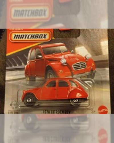 MATCHBOX  CITROEN 2CV 1970  AU 1/64.