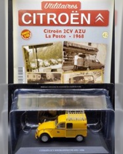 Citroen 2CV AZU La Poste (1968) 1/43 Altaya NEUF