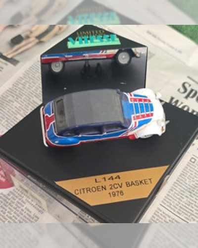 Vitesse Limited Edition Citroën 2CV Basket 1976 1:43 Diecast Case L144