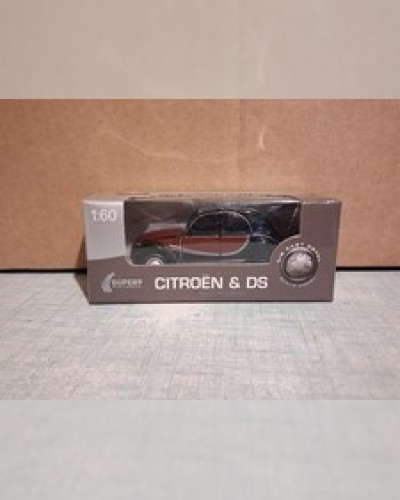 Welly 1/60 Citroën 2 CV Charlestone Super9 Voiture Miniature 1/64