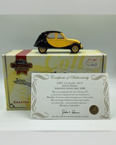 Matchbox Citroën 2 CV 1957 Special Edition 1:43 metal yellow/black CS-1
