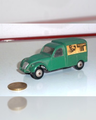 NOREV PLASTIC 1/43 ° - CITROËN 2 CV COMMERCIALE TEPPAZ - WRECK
