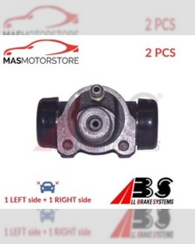 DRUM WHEEL BRAKE CYLINDER PAIR REAR ABS 2409 2PCS FOR CITROËN 2 CV, Méhari, Ami